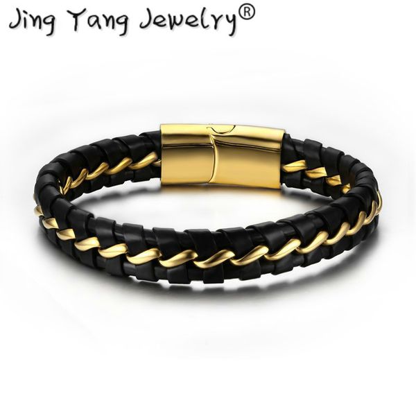 armbands in men's leather mens bracelet male of transport of chain knitting at hand accessories luxury black gold chains, Golden;silver
armbands in men's leather mens bracelet male of transport of chain knitting at hand accessories luxury black gold chains, Golden;silver