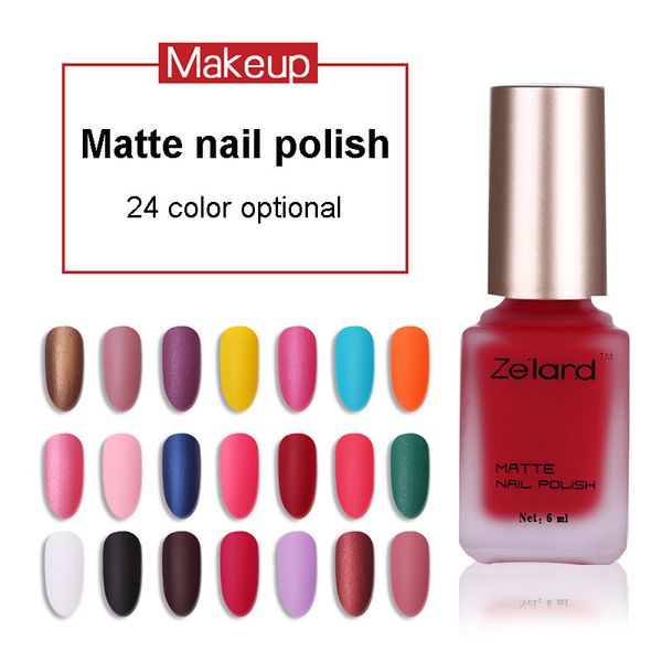 6ml matte nail polish for women diy nail art 24colors long lasting frosted varnish dull manicure quick dry gel oil polish t, Red;pink
6ml matte nail polish for women diy nail art 24colors long lasting frosted varnish dull manicure quick dry gel oil polish t, Red;pink