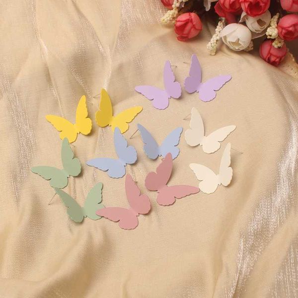 shiny side new accessories elegant butterfly stud earrings for women simple style insect gift earrings, Golden;silver
shiny side new accessories elegant butterfly stud earrings for women simple style insect gift earrings, Golden;silver