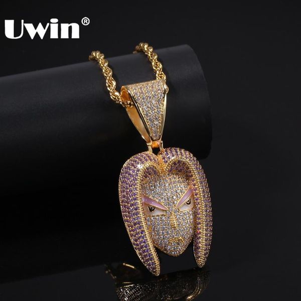 uwin hiphop iced cartoon characters necklace cute face pendant chains full white purple cubic zirconia jewelry drop shipping, Silver
uwin hiphop iced cartoon characters necklace cute face pendant chains full white purple cubic zirconia jewelry drop shipping, Silver