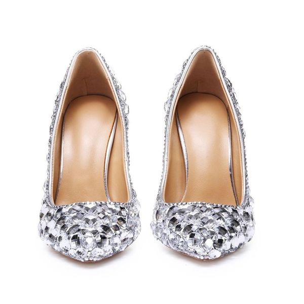 genuine leather luxury designer rhinestone wedding shoes pointed 12cm high-heeled silver bridal dress shoes with box, Black
genuine leather luxury designer rhinestone wedding shoes pointed 12cm high-heeled silver bridal dress shoes with box, Black