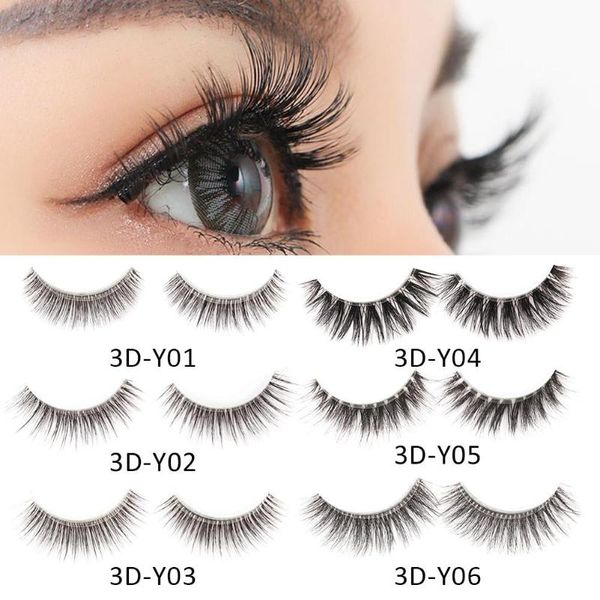 1pair 3d mink hair false eyelashes natural/thick long eye lashes wispy makeup beauty extension tools
1pair 3d mink hair false eyelashes natural/thick long eye lashes wispy makeup beauty extension tools