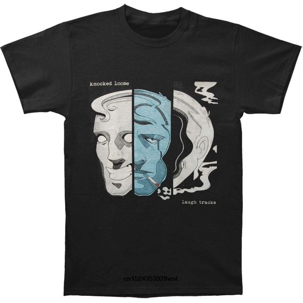funny men t shirt novelty tshirt women knocked loose laugh tracks t-shirt