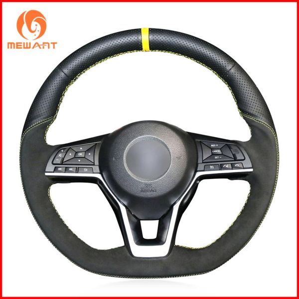 mewant black genuine leather black suede car steering wheel covers for x-trail 2020-2020 qashqai 2020 rogue (sport) 2020
mewant black genuine leather black suede car steering wheel covers for x-trail 2020-2020 qashqai 2020 rogue (sport) 2020