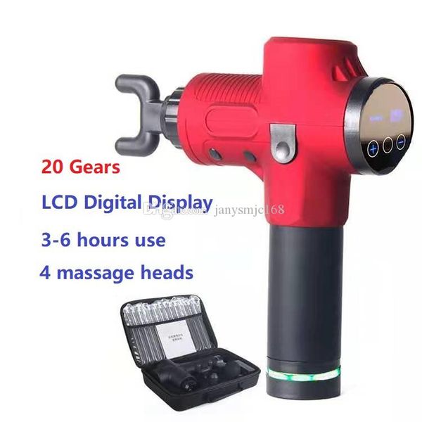 fascia massage gun full body percussion massager muscle relaxer thin leg electric home fitness lcd digital display 20 gears
fascia massage gun full body percussion massager muscle relaxer thin leg electric home fitness lcd digital display 20 gears