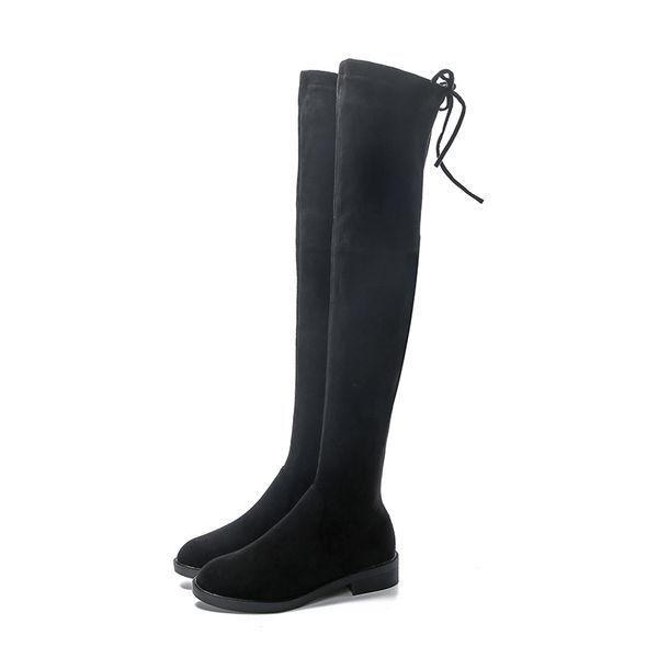 elastic thigh-high boots girl versatile slim version of female thigh-high round head boots autumn winter new style, Black
elastic thigh-high boots girl versatile slim version of female thigh-high round head boots autumn winter new style, Black
