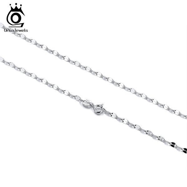 chains orsa jewels trendy 925 silver 2.3mm twist flake chain necklace 45cm 18'' long for pendant fine jewelry gift drop osc26
chains orsa jewels trendy 925 silver 2.3mm twist flake chain necklace 45cm 18'' long for pendant fine jewelry gift drop osc26