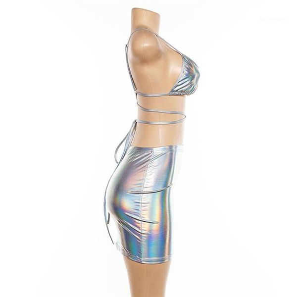 lady nightclub pencil dress women beach bathing clothing women reflective 2pcs suits summer cross strap bikinis, White
lady nightclub pencil dress women beach bathing clothing women reflective 2pcs suits summer cross strap bikinis, White