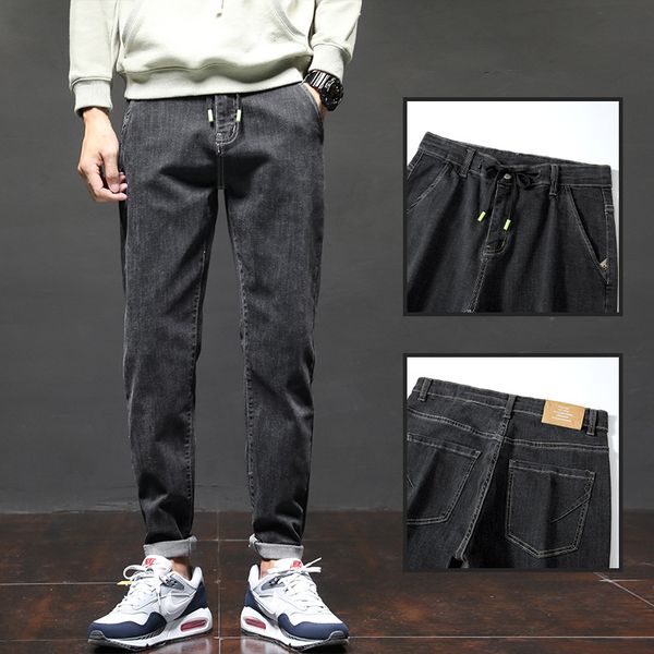 2020 autumn new style jeans boy's casual straight loose men autumn long pants versatile male, Blue
2020 autumn new style jeans boy's casual straight loose men autumn long pants versatile male, Blue