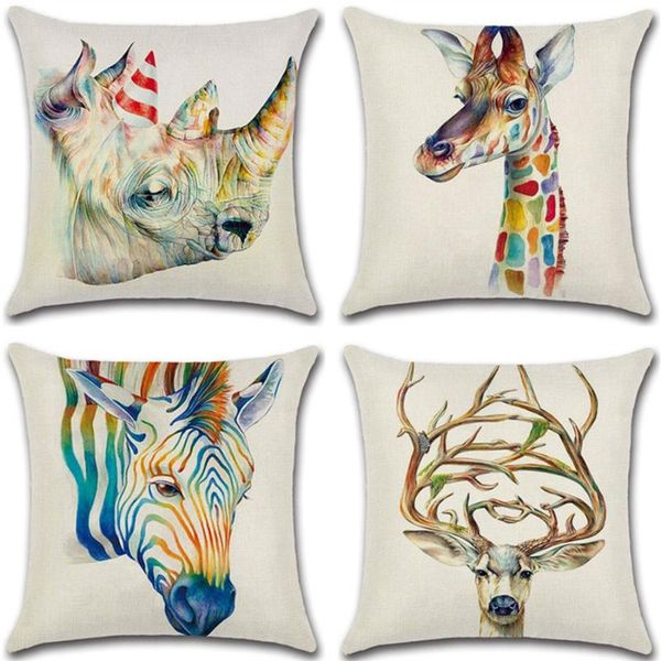 new 3d animal rhino giraffe elk head portrait 45*45cm linen throw pillow cushion cover car home sofa decorative pillowcase
new 3d animal rhino giraffe elk head portrait 45*45cm linen throw pillow cushion cover car home sofa decorative pillowcase