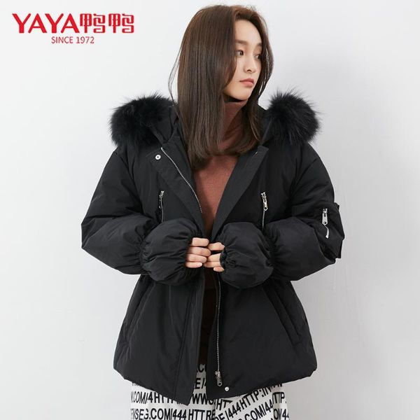 women's down & parkas yaya korean casual parka overcoat winter warm fashion outerwear coats women 2021 ladies'loose cotton jacket, Black
women's down & parkas yaya korean casual parka overcoat winter warm fashion outerwear coats women 2021 ladies'loose cotton jacket, Black