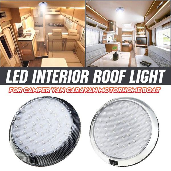 2pcs 12v 46 led car round ceiling dome roof light interior light lamp on/off switch for camper van caravan motorhome boat rv
2pcs 12v 46 led car round ceiling dome roof light interior light lamp on/off switch for camper van caravan motorhome boat rv