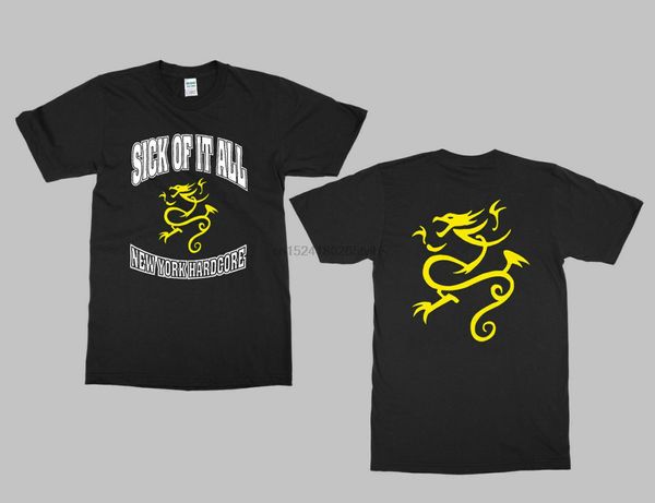 t-shirt 90s sick of it all nyhc dragon cro mags biohazard reprint size s to 2xl 
t-shirt 90s sick of it all nyhc dragon cro mags biohazard reprint size s to 2xl