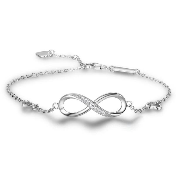 wlp trendy 925 silver color new 8 shape geometric adjustable infinity bracelets wedding bangles for women fashion jewelry gift, Black
wlp trendy 925 silver color new 8 shape geometric adjustable infinity bracelets wedding bangles for women fashion jewelry gift, Black