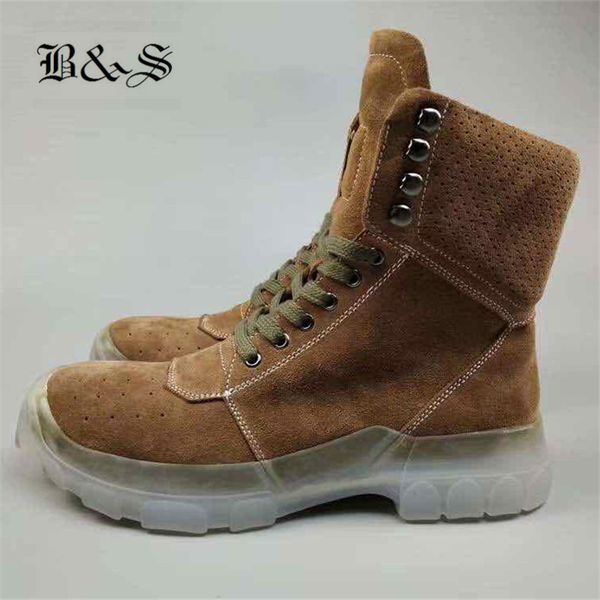 black& street exclusive high personalized suede tank boots new transparent bottom comfortable platform high shoe
black& street exclusive high personalized suede tank boots new transparent bottom comfortable platform high shoe