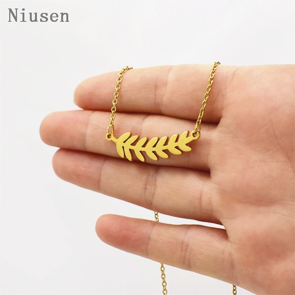 pendant necklaces olive branch necklace stainless steel laurel leaf minimalist everyday jewelry simple bridesmaid gift for women girls, Silver
pendant necklaces olive branch necklace stainless steel laurel leaf minimalist everyday jewelry simple bridesmaid gift for women girls, Silver