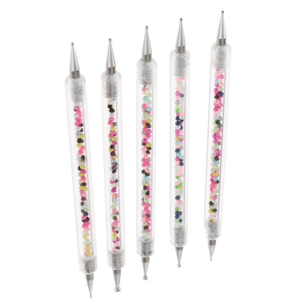 set of 5 beauty nail art accessories diy nails dotting pen shiny crystal handle 5 sizes
set of 5 beauty nail art accessories diy nails dotting pen shiny crystal handle 5 sizes