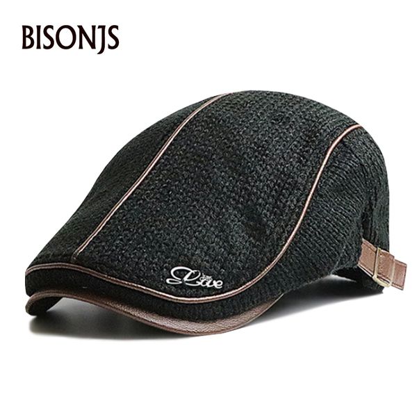 bisonjs knitted cap hat men's autumn and winter thick warm beret casual england male fashion new hats patchwork polyester, Blue;gray
bisonjs knitted cap hat men's autumn and winter thick warm beret casual england male fashion new hats patchwork polyester, Blue;gray