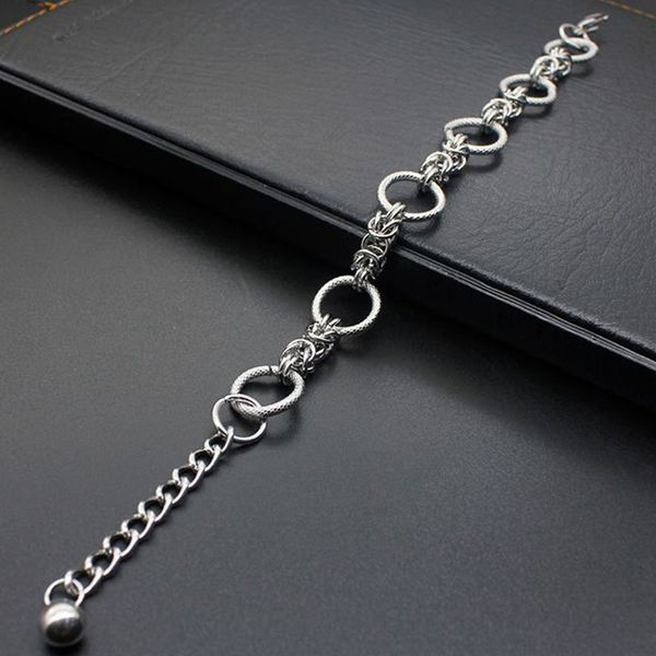 stainless steel bracelets mens steampunk charm bracelet chain on hand hip hop rock bracelet steel gifts for male accessories, Black
stainless steel bracelets mens steampunk charm bracelet chain on hand hip hop rock bracelet steel gifts for male accessories, Black