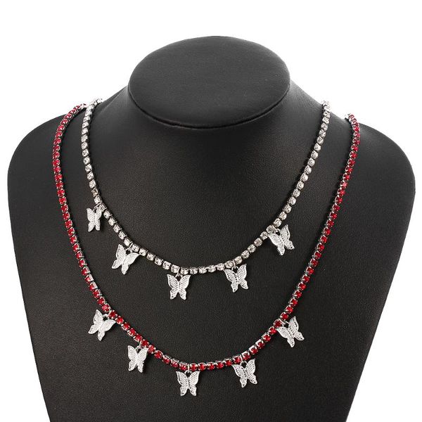 romantic small butterfly pendant choker necklaces charm bling zirconia tennis chain women hiphop fashion necklace jewelry gifts, Silver
romantic small butterfly pendant choker necklaces charm bling zirconia tennis chain women hiphop fashion necklace jewelry gifts, Silver