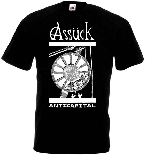 assuck v5 anticapital t-shirt black metal grindcore all sizes new mens spring summer dress short sleeve casual t shirt
assuck v5 anticapital t-shirt black metal grindcore all sizes new mens spring summer dress short sleeve casual t shirt