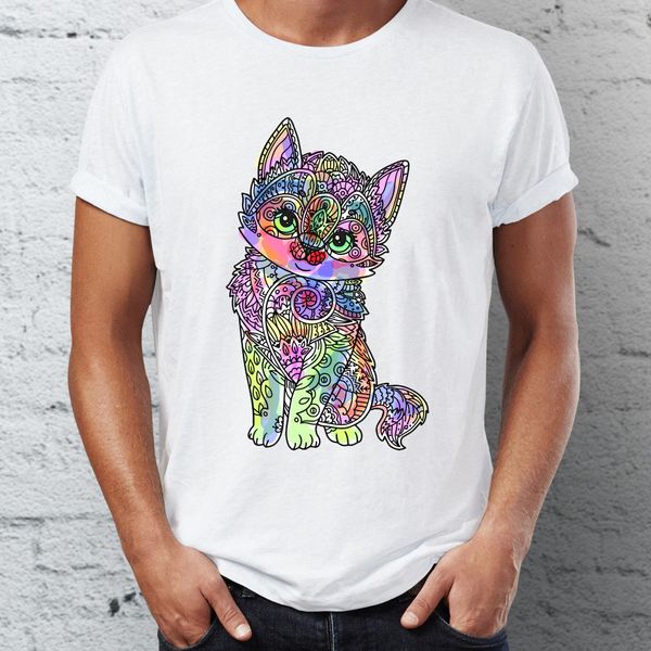 men's t shirt cute colorful cat drawing awesome animal tee
men's t shirt cute colorful cat drawing awesome animal tee