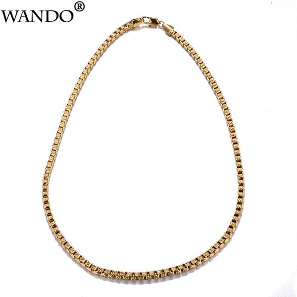 chains wando box necklaces for men/women fashion gold color africa ethiopian netherlands jewelry gifts 4mm width n27, Silver
chains wando box necklaces for men/women fashion gold color africa ethiopian netherlands jewelry gifts 4mm width n27, Silver
