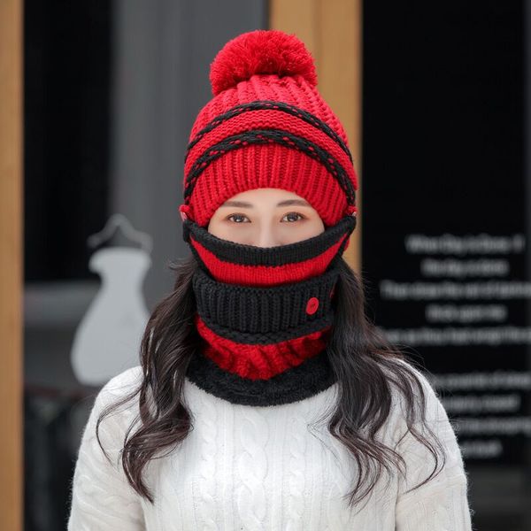 beanie/skull caps women winter beanies velvet thick bib mask skullies beanie hat dustproof windproof hats female warm 3 pc set knitted wool, Blue;gray
beanie/skull caps women winter beanies velvet thick bib mask skullies beanie hat dustproof windproof hats female warm 3 pc set knitted wool, Blue;gray