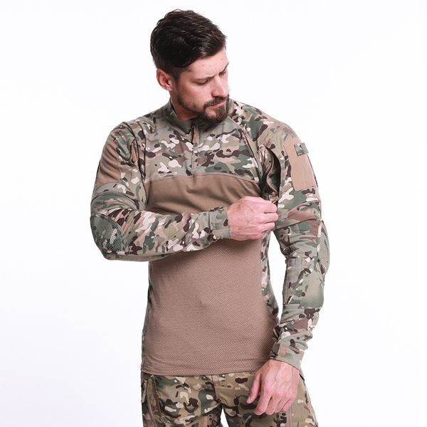 army shirt men's tactical shirt camouflage cs shooting hiking t-shirt fishing training camping workout clothing, Gray;blue
army shirt men's tactical shirt camouflage cs shooting hiking t-shirt fishing training camping workout clothing, Gray;blue