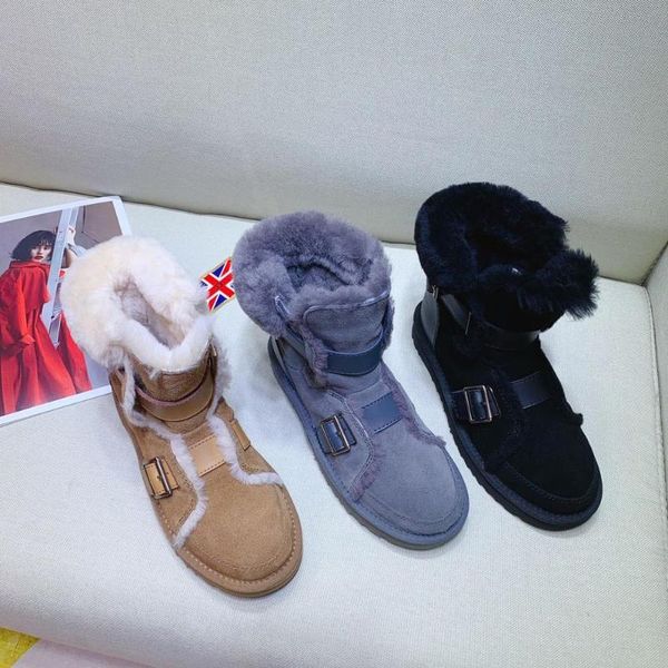 winter new women snow boots fashion fur one non-slip thick-soled waterproof warm boots, Black
winter new women snow boots fashion fur one non-slip thick-soled waterproof warm boots, Black