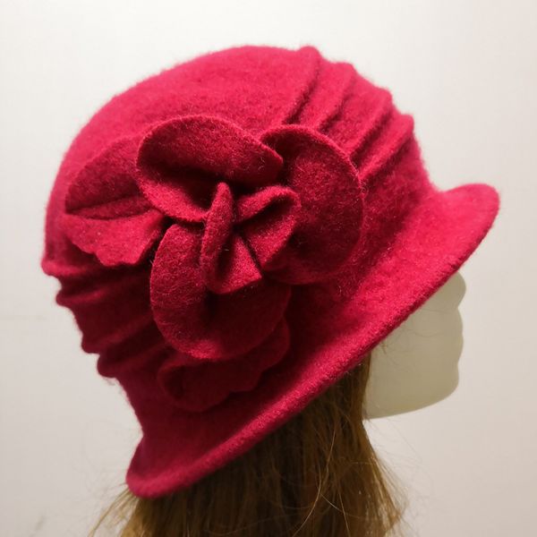 stingy brim hats ladies elegant wool flower hat women's fedora winter vintage cloche bucket cap woman party headwear chapeau femme, Blue;gray
stingy brim hats ladies elegant wool flower hat women's fedora winter vintage cloche bucket cap woman party headwear chapeau femme, Blue;gray