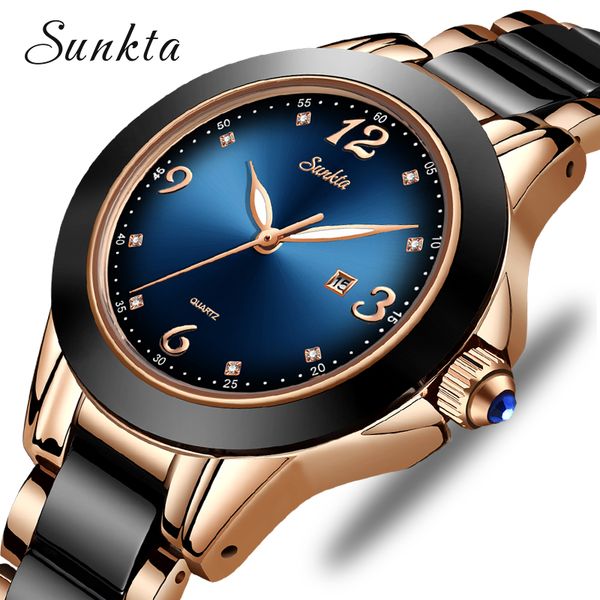 wristwatches sunkta fashion ladies watches women ceramic rhinestone sport quartz watch blue waterproof bracelet, Slivery;brown
wristwatches sunkta fashion ladies watches women ceramic rhinestone sport quartz watch blue waterproof bracelet, Slivery;brown