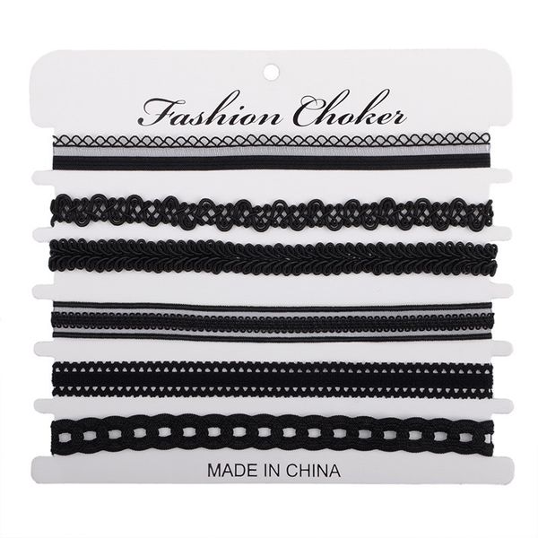 pendant necklaces modyle 6pcs/set flower lace choker set goth vintage chocker velvet chokers necklace women collar fashion jewelry collier f, Silver
pendant necklaces modyle 6pcs/set flower lace choker set goth vintage chocker velvet chokers necklace women collar fashion jewelry collier f, Silver
