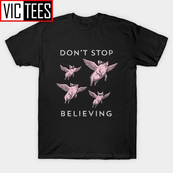 men's cool t shirts don't sbelieving flying pigs funny homme round collar clothes humor t shirt wholesale
men's cool t shirts don't sbelieving flying pigs funny homme round collar clothes humor t shirt wholesale