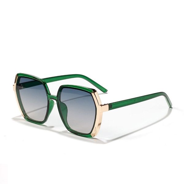 2020 new green shades square sunglasses women men vintage hexagon oversized sun glasses gold metal trimmed women's eyewear uv400, White;black
2020 new green shades square sunglasses women men vintage hexagon oversized sun glasses gold metal trimmed women's eyewear uv400, White;black