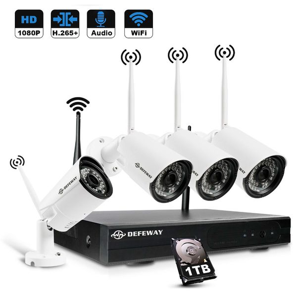 h.265+ wireless wifi nvr kit with 1tb hdd cctv camera security system 4pcs 1080p ir night ip wifi camera video surveillance
h.265+ wireless wifi nvr kit with 1tb hdd cctv camera security system 4pcs 1080p ir night ip wifi camera video surveillance