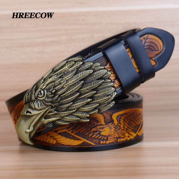 belts eagle designers luxury fashion vintage male strap enuine leather for men punk cowskin jeans cintos ceinture, Black;brown
belts eagle designers luxury fashion vintage male strap enuine leather for men punk cowskin jeans cintos ceinture, Black;brown