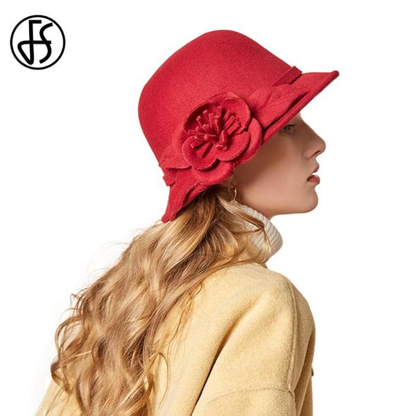 stingy brim hats fs women retro cloche trendy ladies wide winter felt bowler hat elegant wedding cap chapeau fedora, Blue;gray
stingy brim hats fs women retro cloche trendy ladies wide winter felt bowler hat elegant wedding cap chapeau fedora, Blue;gray