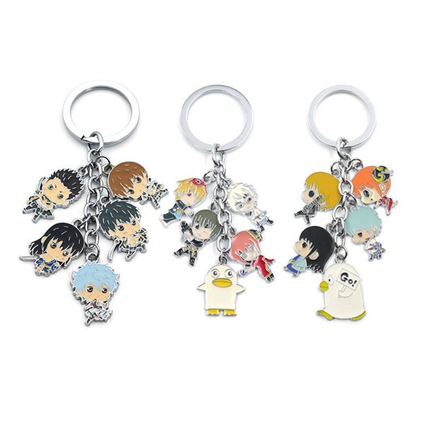 5pcs metal cute gintama keychain acrylic pendant souvenir anime cartoons theme doubleside pendant keyrings, Silver
5pcs metal cute gintama keychain acrylic pendant souvenir anime cartoons theme doubleside pendant keyrings, Silver