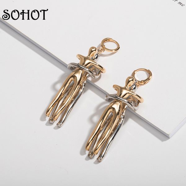 hoop & huggie so design alloy body art long pendant women earrings trendy japan korea female party jewelry brincos bijoux gift, Golden;silver
hoop & huggie so design alloy body art long pendant women earrings trendy japan korea female party jewelry brincos bijoux gift, Golden;silver