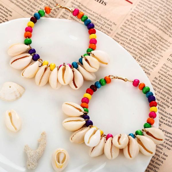 hoop & huggie bohemian shell tassel earrings for women statement big colorful beaded vintage ethnic jewelry, Golden;silver
hoop & huggie bohemian shell tassel earrings for women statement big colorful beaded vintage ethnic jewelry, Golden;silver