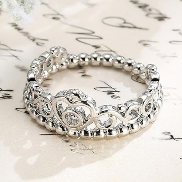 wedding rings crown love heart-shape zircon crystal ring elegant princess tiara charm valentine's day gift fashion jewelry, Slivery;golden
wedding rings crown love heart-shape zircon crystal ring elegant princess tiara charm valentine's day gift fashion jewelry, Slivery;golden