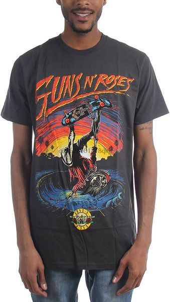 guns n roses - mens skate t-shirt