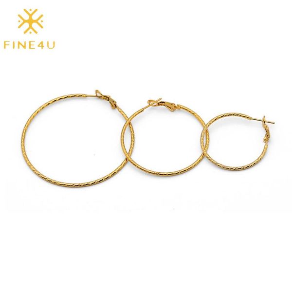 fine4u e238 round twisted hoop earrings gold color stainless steel post lightweight hoops for women and girl, Golden;silver
fine4u e238 round twisted hoop earrings gold color stainless steel post lightweight hoops for women and girl, Golden;silver