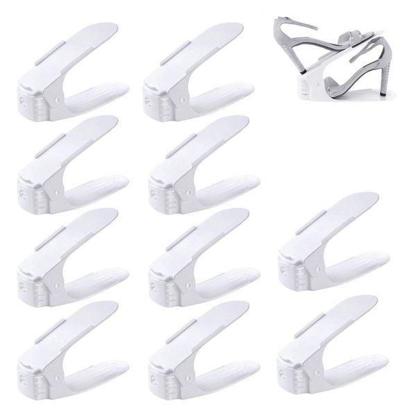 clothing & wardrobe storage 10pcs plastic adjustable shoe racks organizer,home double layer rack holder for men or ladies shoes organizer wh
clothing & wardrobe storage 10pcs plastic adjustable shoe racks organizer,home double layer rack holder for men or ladies shoes organizer wh