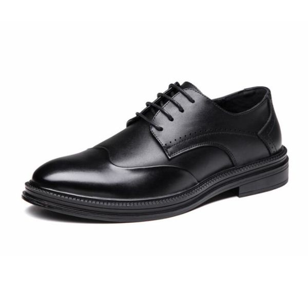 dress shoes men wedding fashion british male brogue oxfords men's business comfortable work, Black
dress shoes men wedding fashion british male brogue oxfords men's business comfortable work, Black
