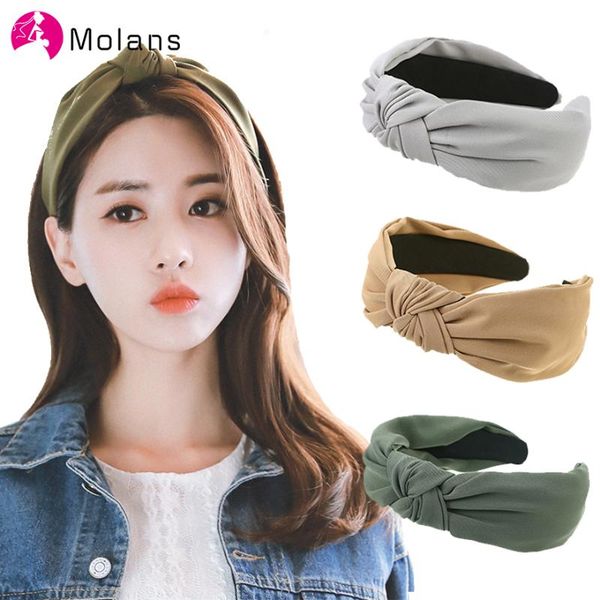 molans solid satin knot hairband simple elegant wide women headband headwear plastic hair bow bands bezel girls hair accessories
molans solid satin knot hairband simple elegant wide women headband headwear plastic hair bow bands bezel girls hair accessories