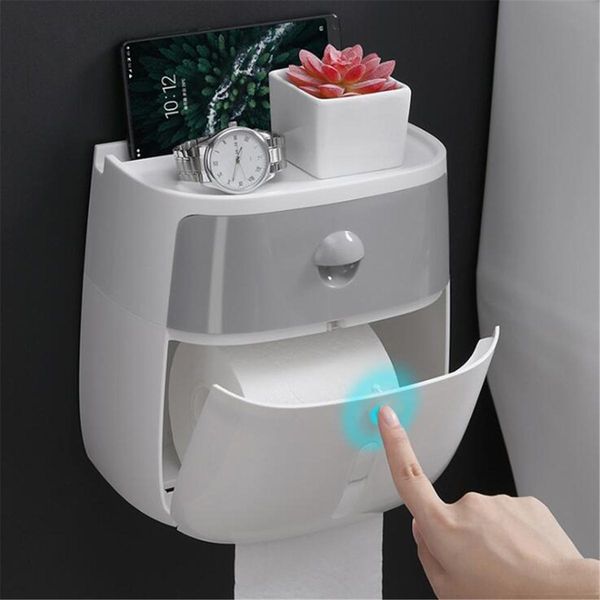 waterproof wall mount toilet paper holder bathroom toilet paper tray roll paper tube storage box creative~rack tissue box holder t200425
waterproof wall mount toilet paper holder bathroom toilet paper tray roll paper tube storage box creative~rack tissue box holder t200425