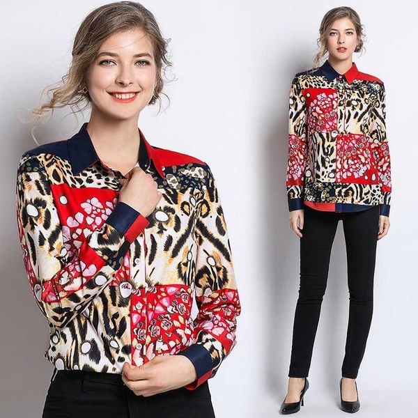 fashion leopard shirt women long sleeve blouses vintage chiffon blouse elegant plus size women shirts 2020 pretty ladies, White
fashion leopard shirt women long sleeve blouses vintage chiffon blouse elegant plus size women shirts 2020 pretty ladies, White