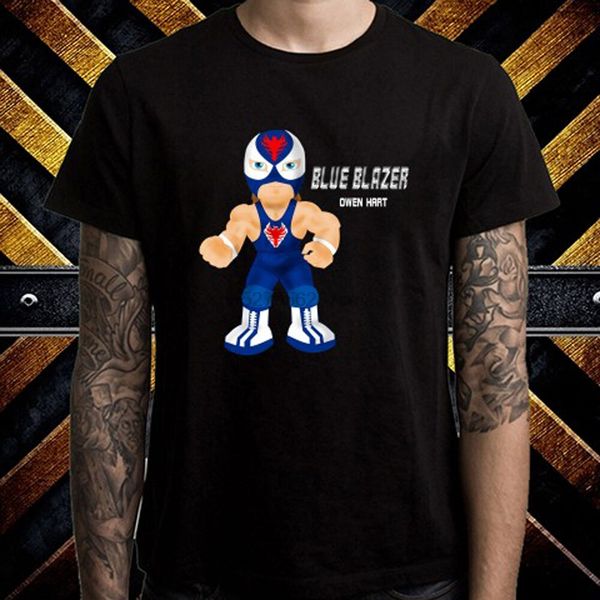 blue blazer owen hart cartoon logo men black t-shirt size s to 3xl
blue blazer owen hart cartoon logo men black t-shirt size s to 3xl